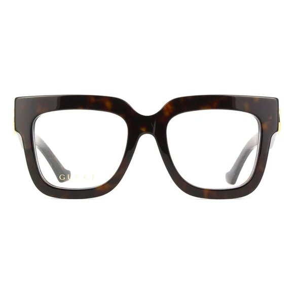 NEW GUCCI GG1549O 002 EYEGLASSES HAVANA WOMEN EYEWEAR GUCCI - Picture 2 of 4